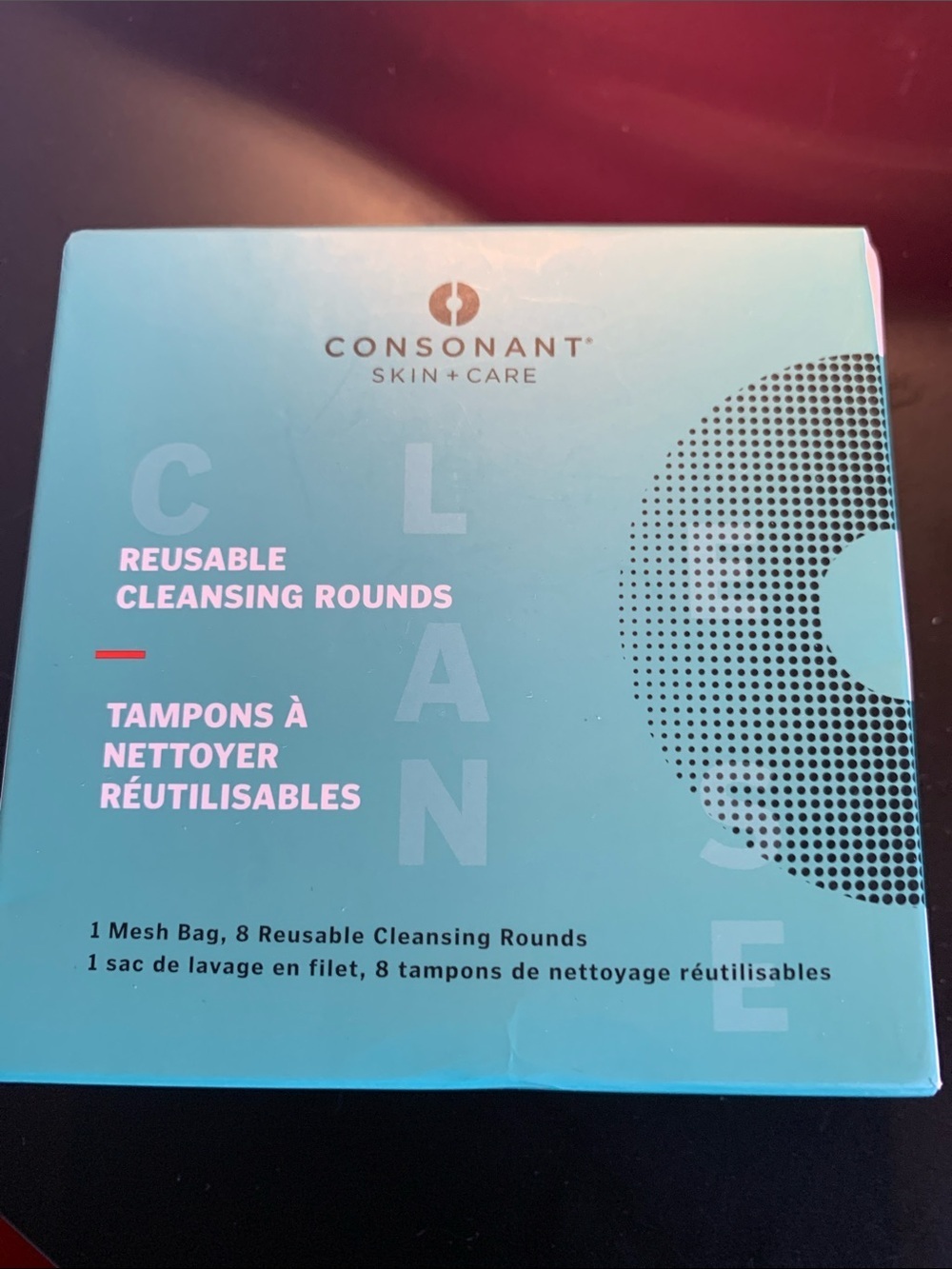 Consonant - Reusable Cleansing Rounds - Aqua - new!